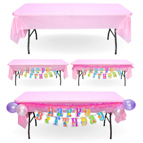 Table Cover Clicks easy-setup saves time decorating and clearing.