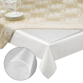 Tablecloths by Design protective pad close-up showing durable shielding against spills