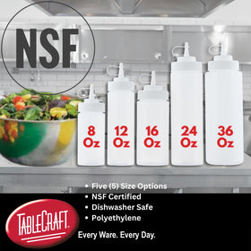 TableCraft 24 oz bottle ideal for sauces and dressings