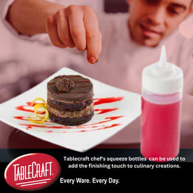 TableCraft dishwasher-safe bottle for fast cleanup after service