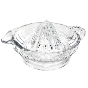 TableCraft H223 glass juicer with pour spout for mess-free serving.