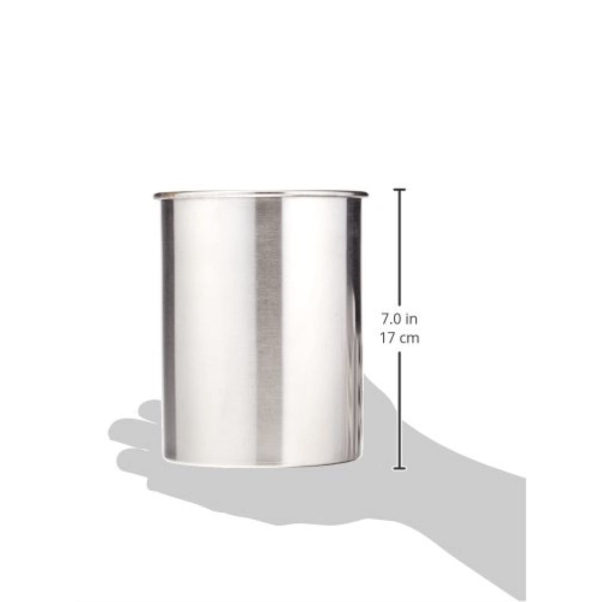 TableCraft HU2 Utensil Holder dimensions show 6-1/2-inch by 5-1/4-inch by 5-1/4-inch capacity