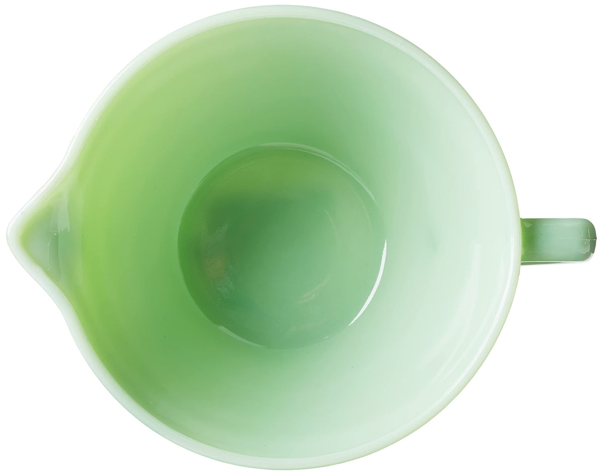 TableCraft Jadeite bowl shows 1.25 quart capacity for versatile kitchen tasks.