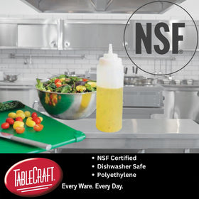 TableCraft NSF approved bottle for safe food handling