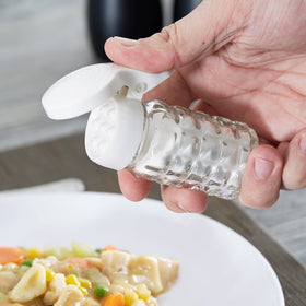 Tablecraft set of 2 salt pepper shakers ideal for outdoor dining.