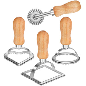 TACGEA ravioli stamp round for precise filling and decorative edges