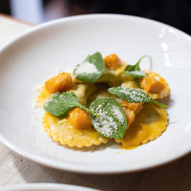 TACGEA wooden handle ravioli press offers comfortable grip
