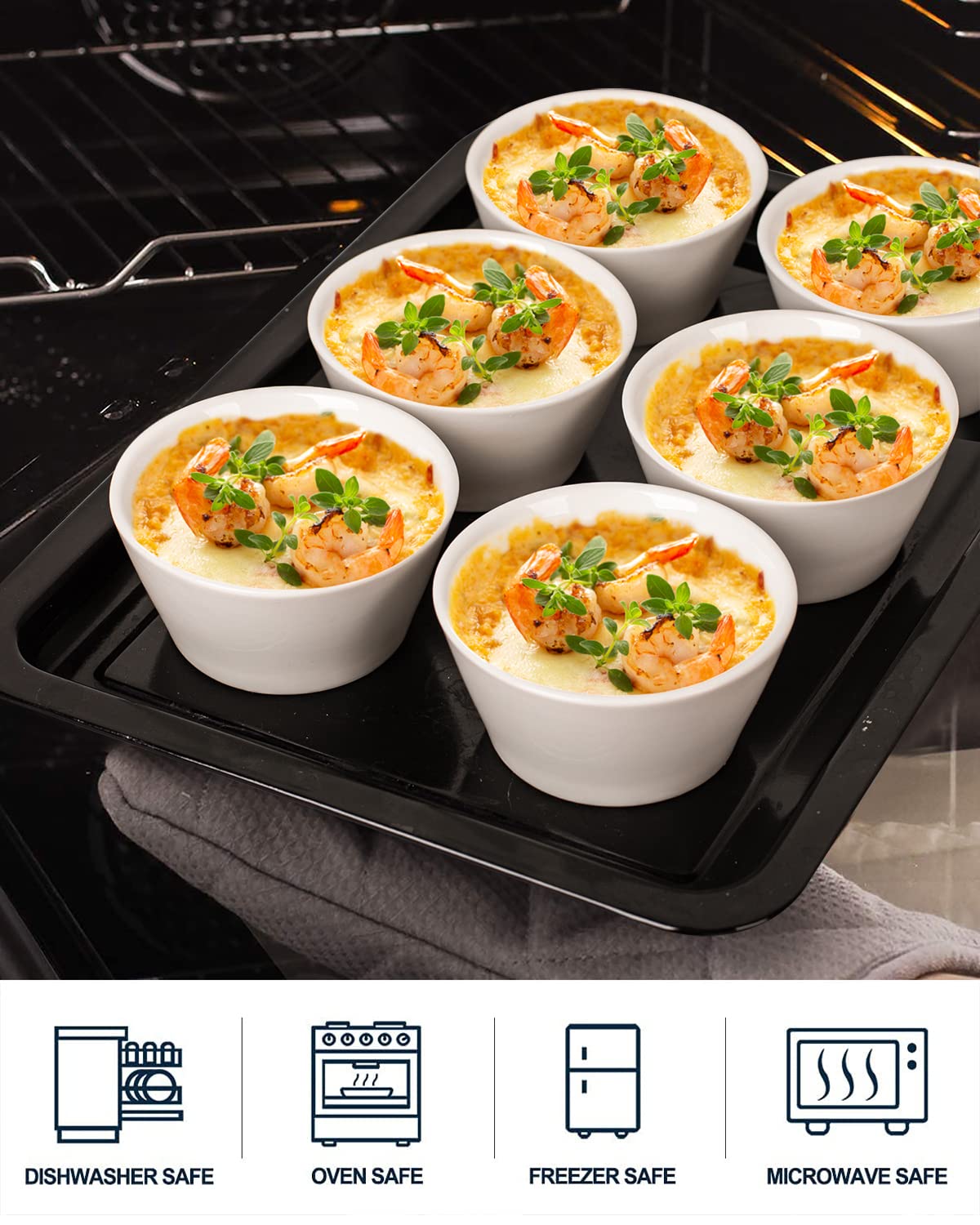 Taeochiy porcelain bowls oven-safe for baking and warm servings