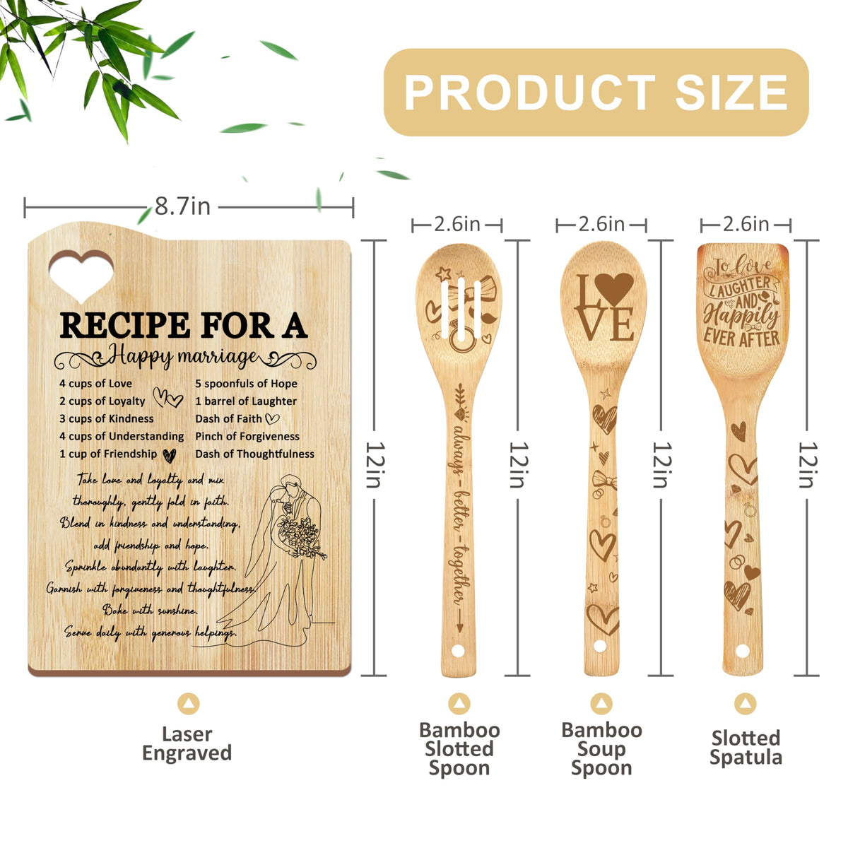 Taesun wood soup spoon ideal for serving soups and sauces