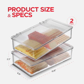 Tafura BPA-free bacon bin is dishwasher safe for simple cleanup.