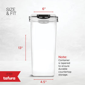 Tafura BPA-free plastic bread storage stays freezer safe and easy to clean