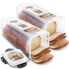 Tafura bread container 2-pack with 5L capacity keeps loaves fresh longer