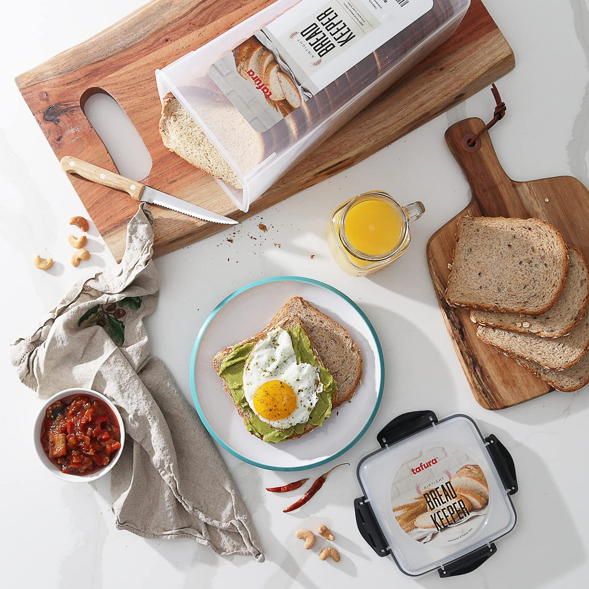 Tafura two-pack storage supports quick meal prep and daily baking routines