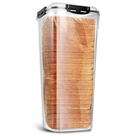 Tafura freezer-safe bread box handles freezing extra loaves efficiently