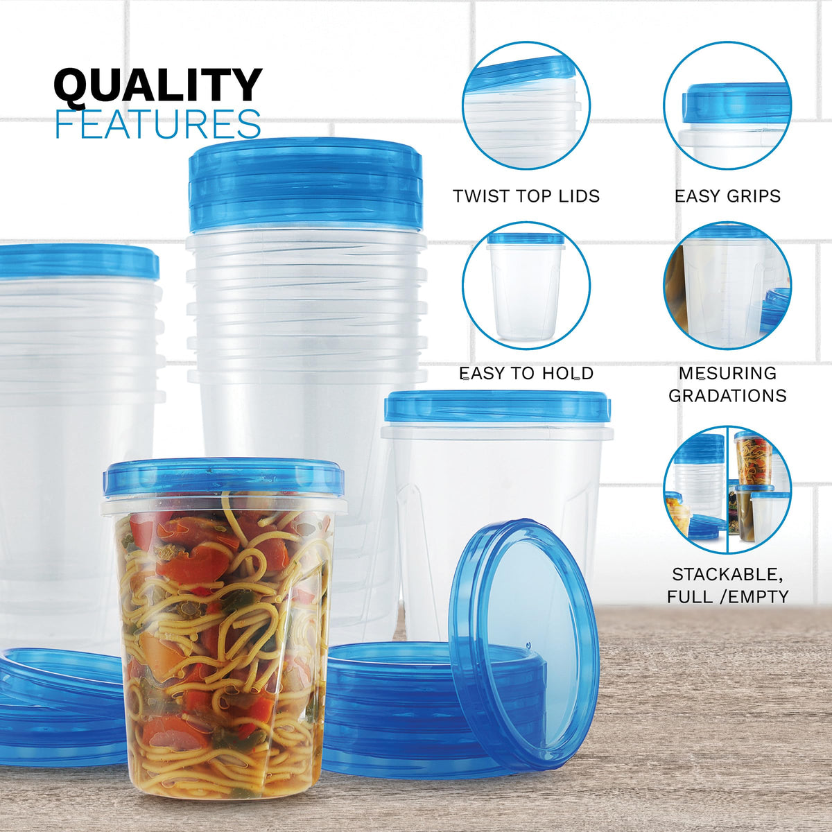 Tafura freezer-safe soup containers maintain freshness for leftovers