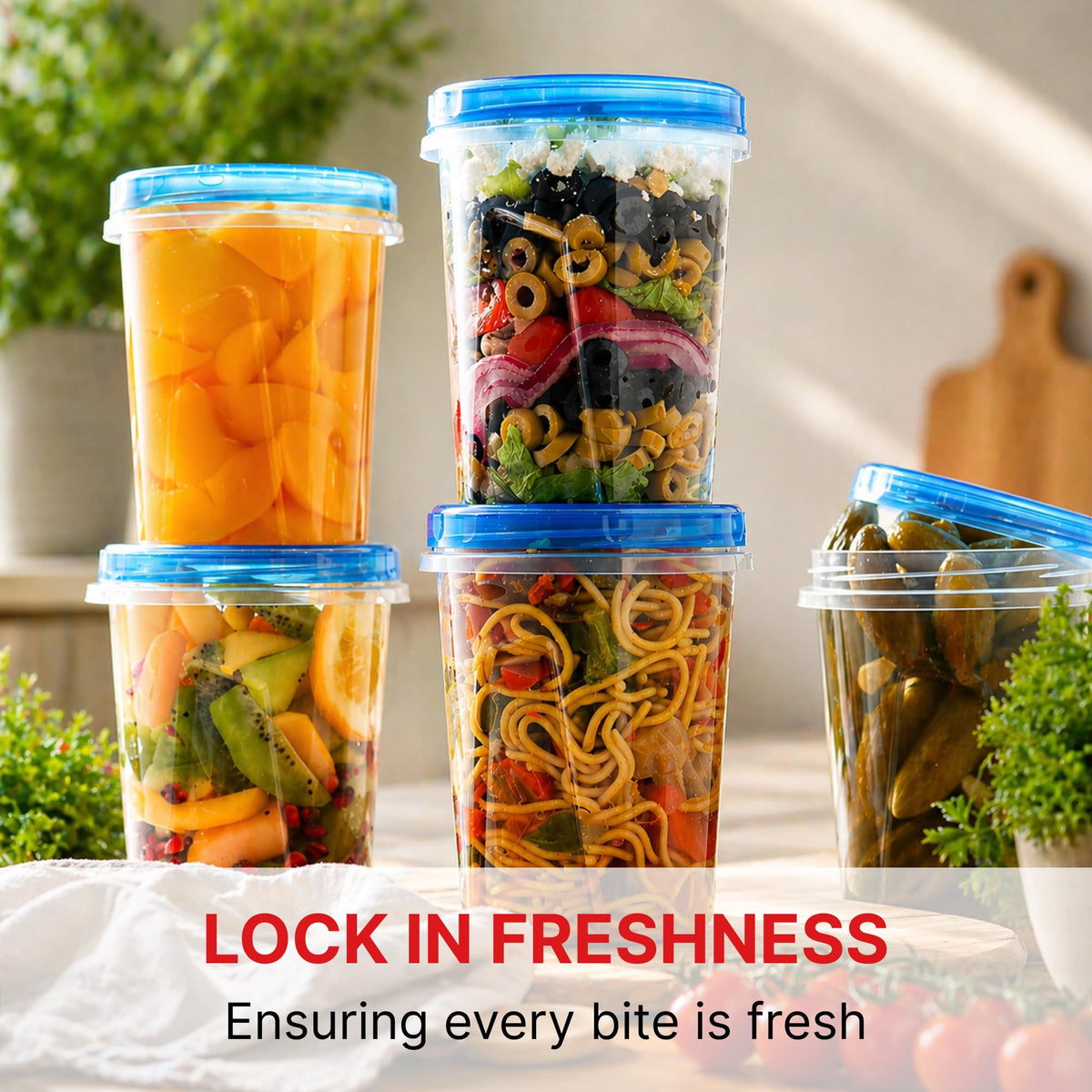 Tafura 32oz meal prep container ideal for leftovers and bulk ingredients.