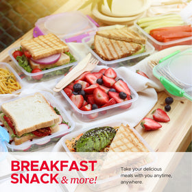 Tafura Premium Sandwich Containers BPA-free durable design for daily reuse.