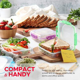 Tafura Premium Sandwich Containers microwave, dishwasher, and freezer safe for flexible meal prep.