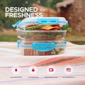 Tafura Premium Sandwich Containers versatile lunch use for sandwiches, fruits, and snacks.