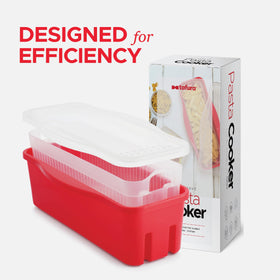 Tafura top-rack dishwasher-safe container simplifies cleaning after quick meals.