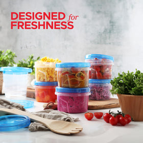 Tafura screw-on lids seal tight to prevent spills