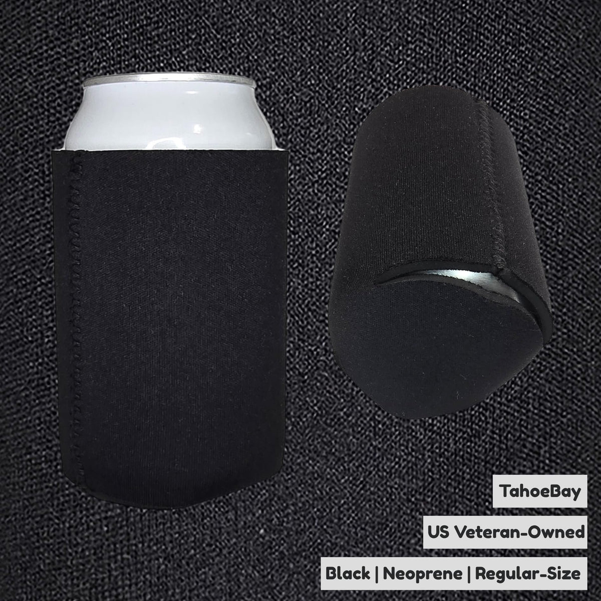 TahoeBay 25-pack neoprene sleeves ready for sublimation and heat transfer designs.
