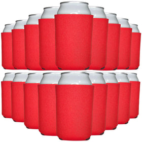 TahoeBay 50 pack blank can sleeves in vibrant colors ready for customization.