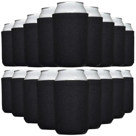TahoeBay blank can cooler sleeve in black ready for custom designs