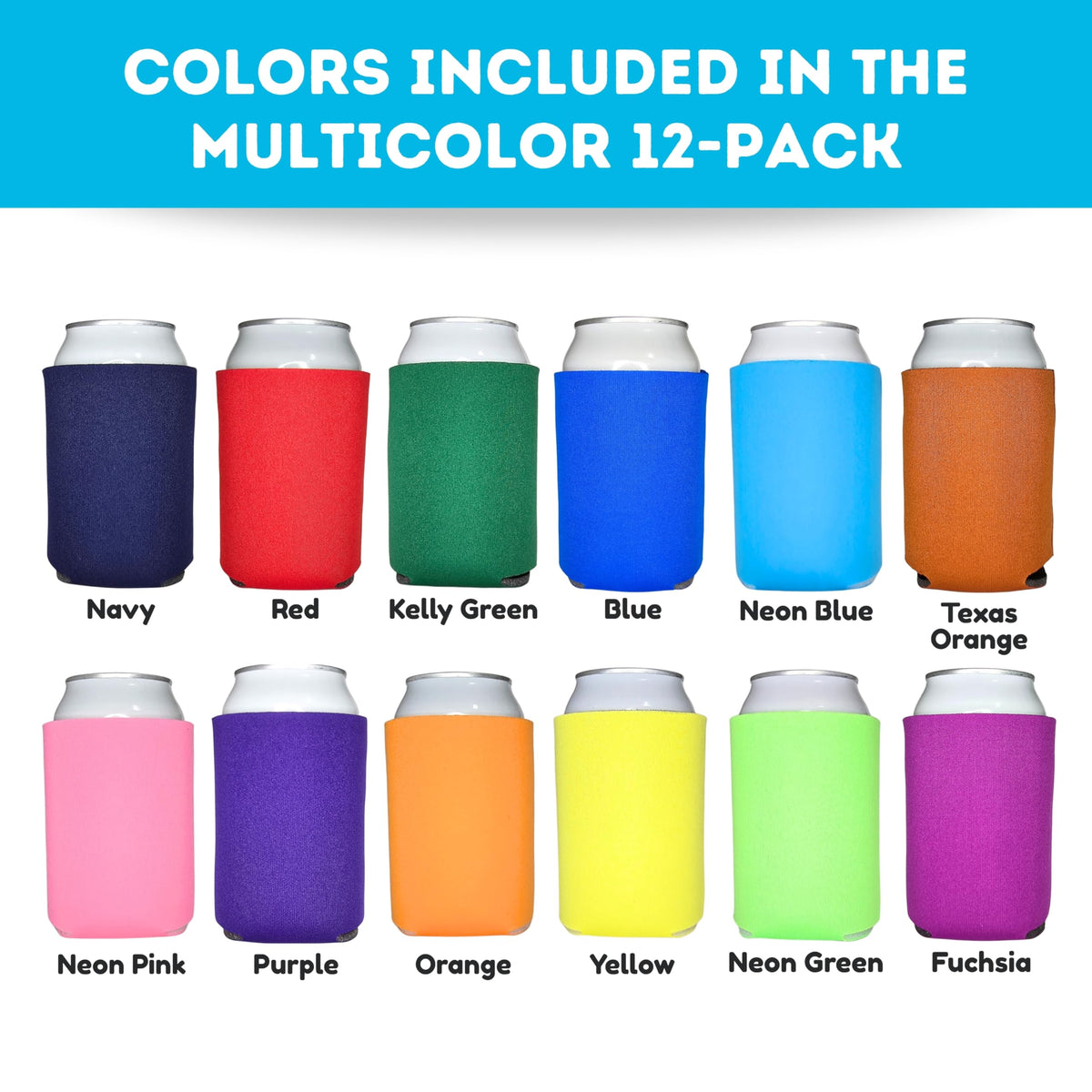 TahoeBay collapsible foam sleeve, blank surface for heat transfer and easy storage.