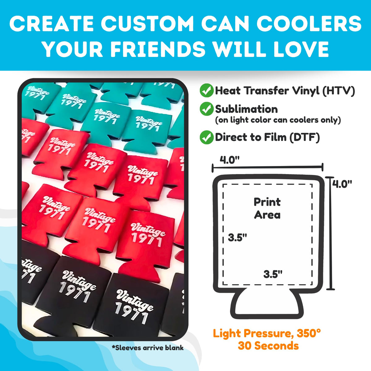 TahoeBay color variety enables standout custom can artwork.