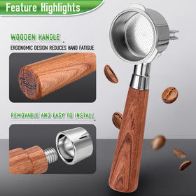 TaiBest dual spout supports two shots at once for entertaining mornings.