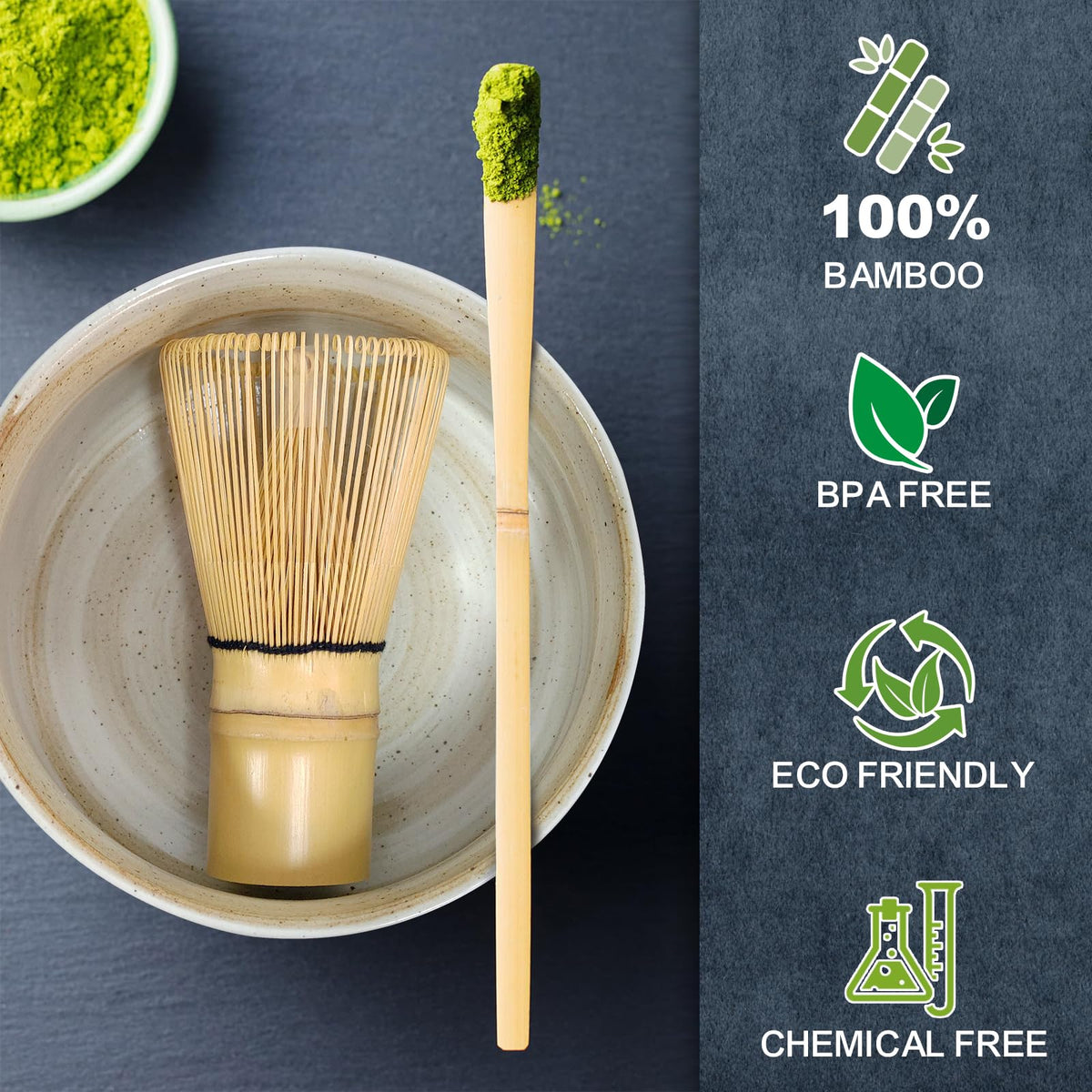 TAICORE matcha sifter for fine powder and consistent texture in every brew
