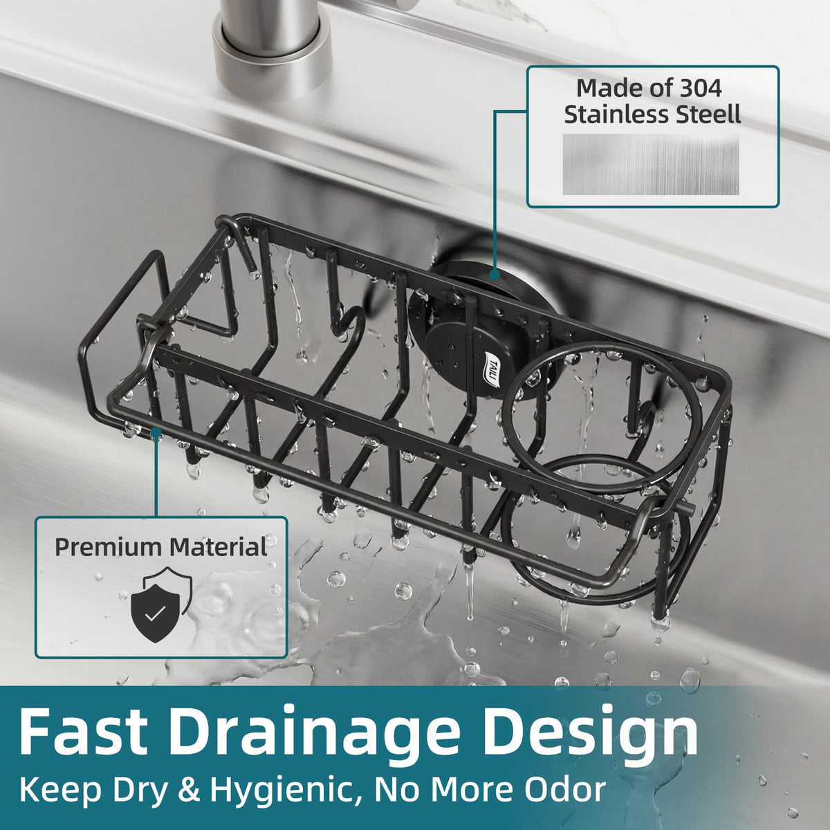 TAILI removable installation makes setup fast on smooth surfaces