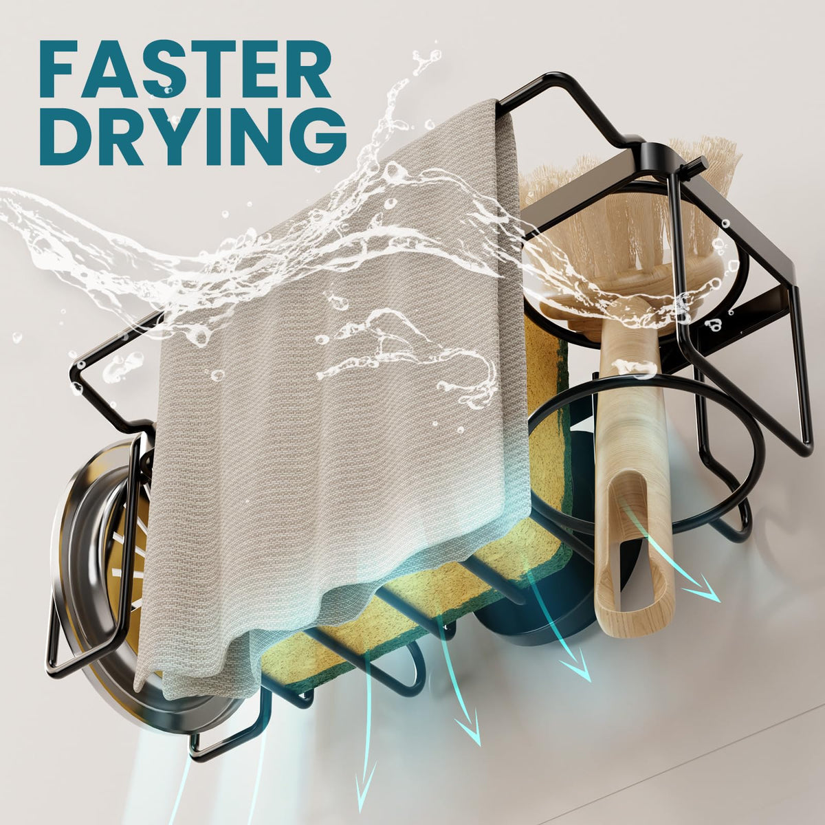 TAILI all-around drainage design keeps items dry and fresh