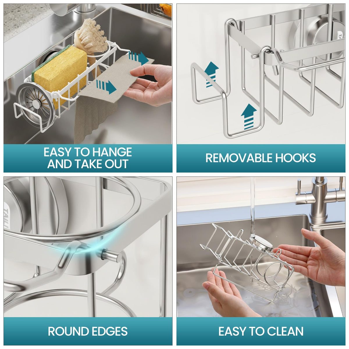 TAILI compact sink storage frees counter space and reduces clutter