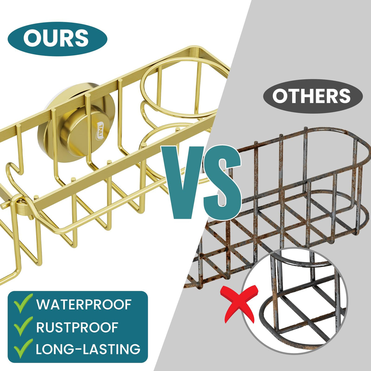 TAILI drainage design promotes quick air-drying of tools.