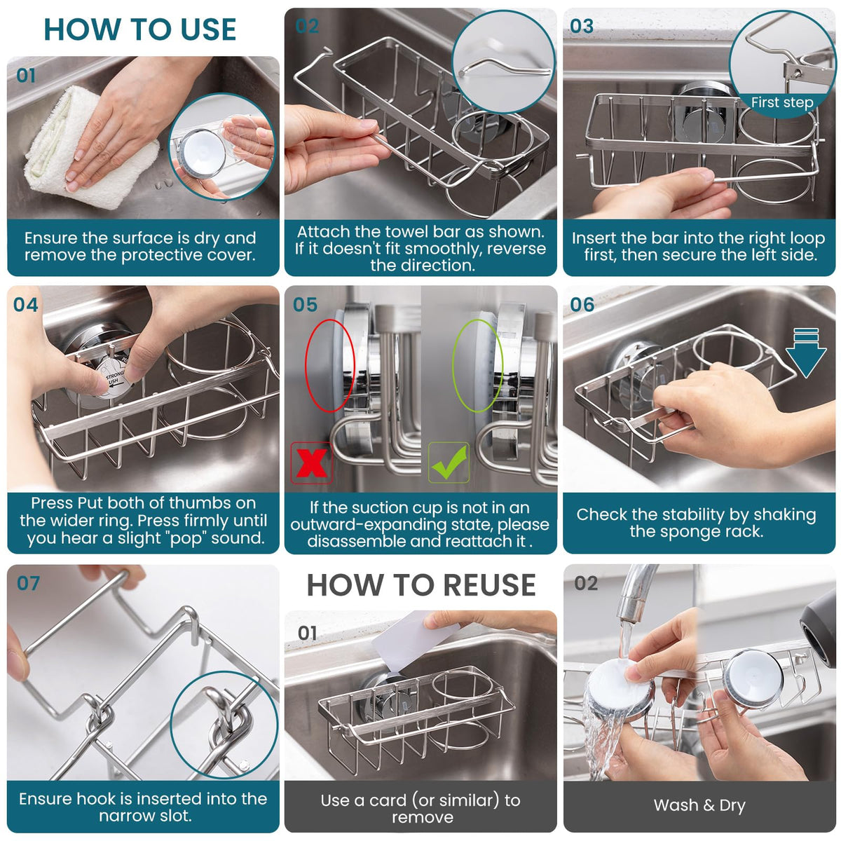 TAILI durable construction withstands daily kitchen tasks in wet conditions