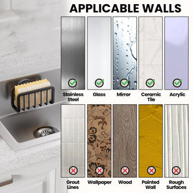 TAILI easy 1-second installation on clean, smooth surfaces