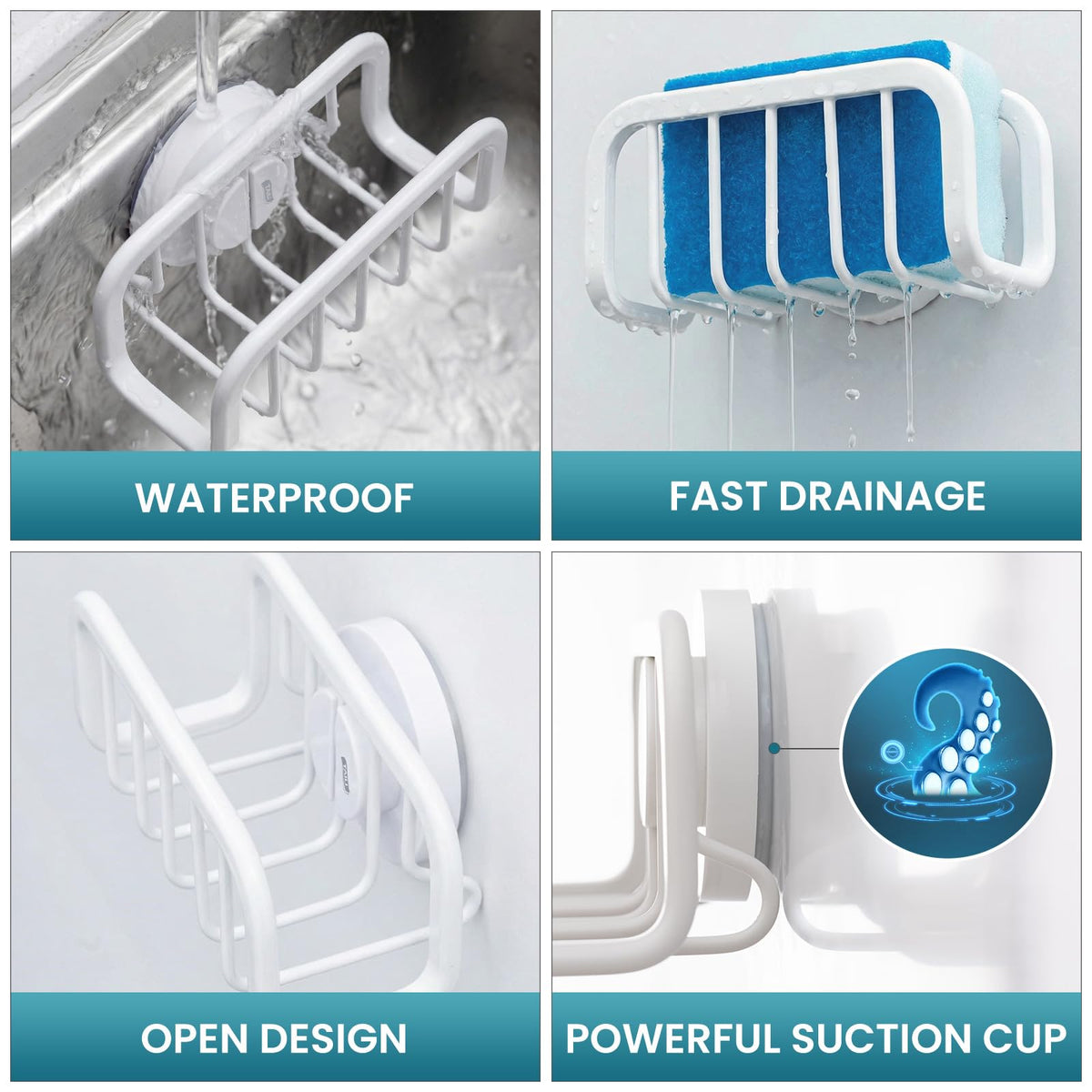 TAILI fast draining design promotes quick air drying of kitchen tools.