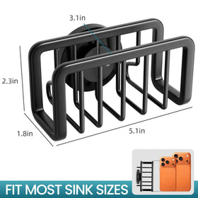 TAILI removable sponge holder for easy repositioning without mess.