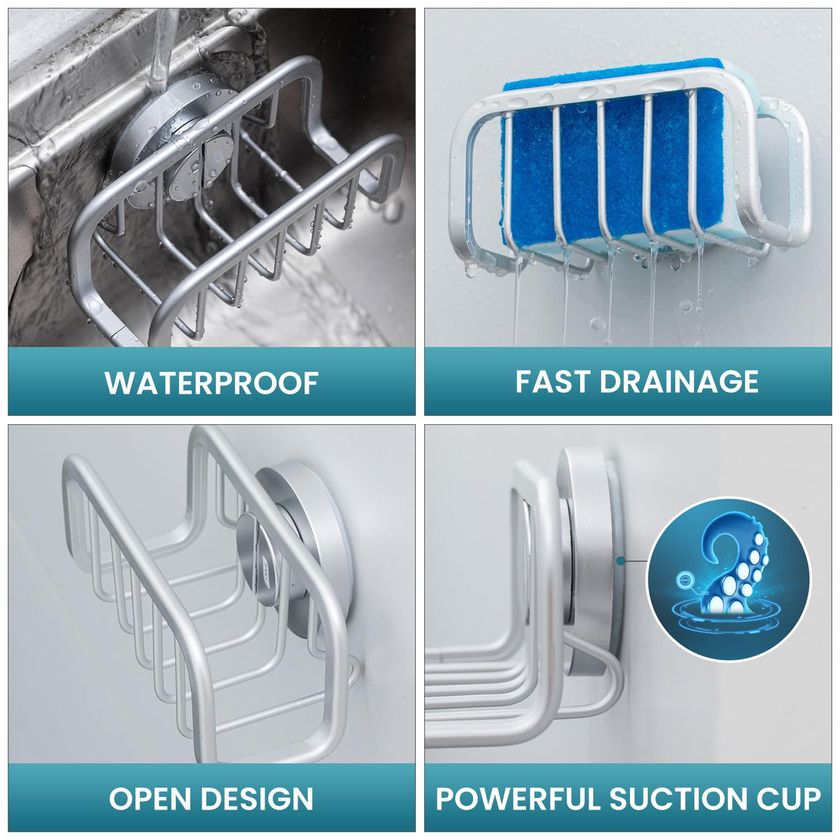 TAILI silver kitchen accessory blends with modern stainless steel