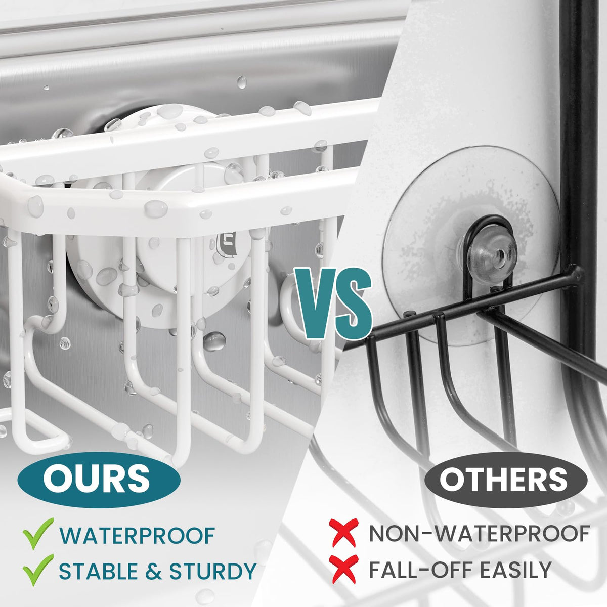 TAILI removable design lets you relocate the caddy without leaving residue.