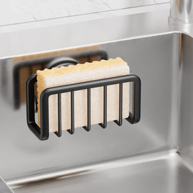 TAILI sponge holder with a strong suction cup secures near the sink.