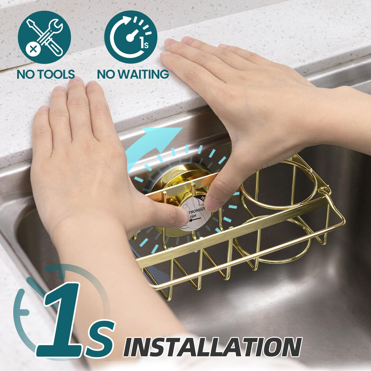 Taili sponge holder stores sponges neatly for quick access.