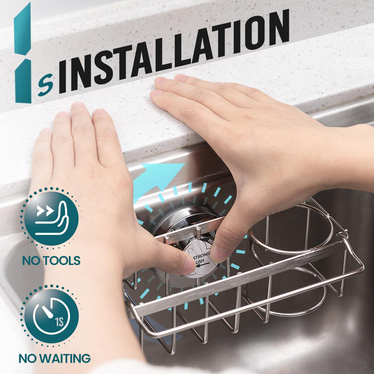 TAILI strong suction cup demonstrates secure hold on smooth surfaces