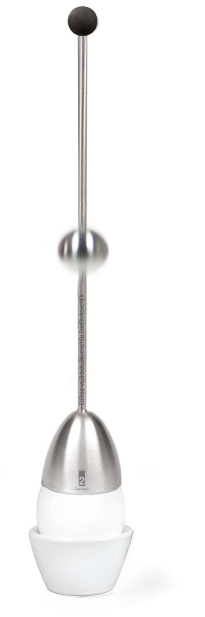 Take 2 Germany Clack Egg Opener is dishwasher‑safe for easy cleanup