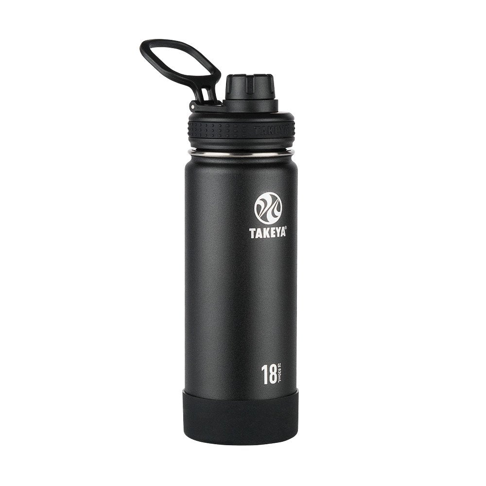 Takeya Actives 18oz bottle body with rugged finish for on-the-go hydration.