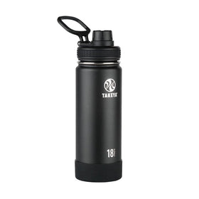 Takeya Actives 18oz bottle body with rugged finish for on-the-go hydration.