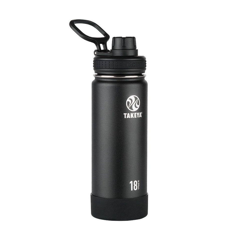 Takeya Actives 18oz bottle body with rugged finish for on-the-go hydration.