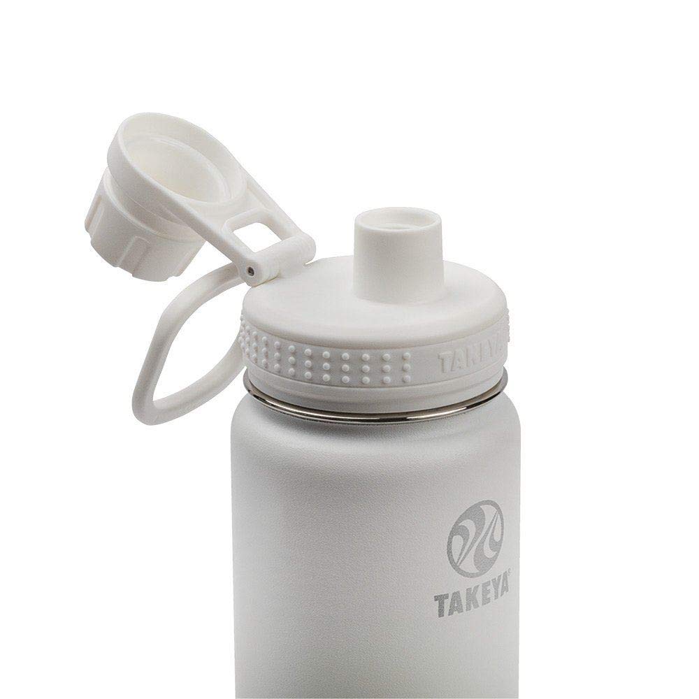 Takeya Actives bottle carrying loop enhances portability on hikes.